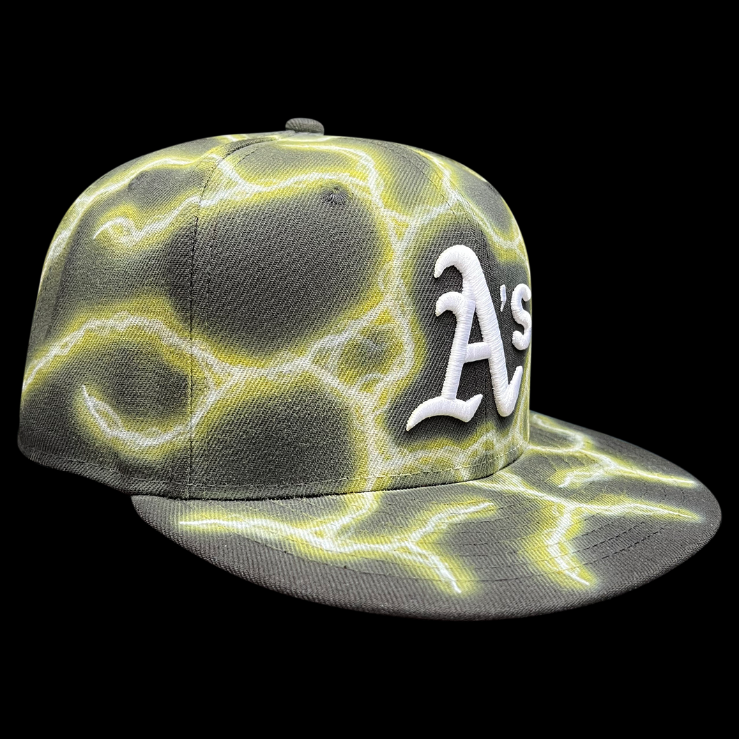 *7 5/8* A's Yellow Lightning *GREY UV*