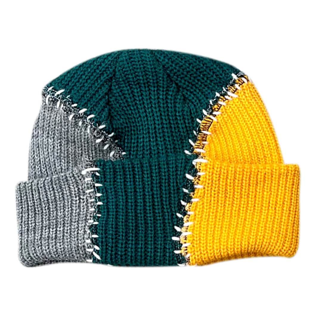 Tri-Stitch Beanie (Green)