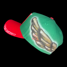 Load image into Gallery viewer, “Viva Mexico” Airbrushed Snapback*GREY UV*
