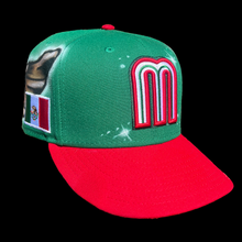 Load image into Gallery viewer, “Viva Mexico” Airbrushed Fitted *GREY UV*
