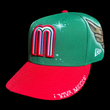 Load image into Gallery viewer, “Viva Mexico” Airbrushed Fitted *GREY UV*
