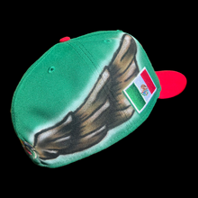Load image into Gallery viewer, “Viva Mexico” Airbrushed Fitted *GREY UV*
