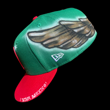 Load image into Gallery viewer, “Viva Mexico” Airbrushed Fitted *GREY UV*
