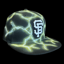 Load image into Gallery viewer, *7 3/8* Yellow Lightning SF *GREY UV*
